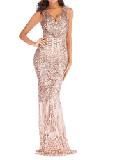 Beautiful Dubai Sexy Luxurious Sequin Prom Evening Gown - FashionByTeresa